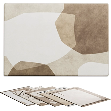 Wabi-sabi Carpet Collection Set 3D model image 1 