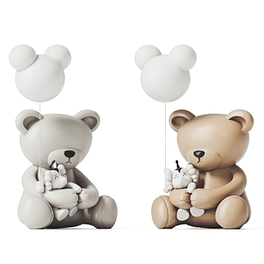 Bear Ornaments 3D Model Download 3D model image 1 