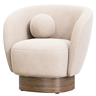 Isobel Swivel Chair, Modern Design 3D model image 1 