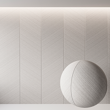 PBR Textured Wall Finish Material 3D model image 1 