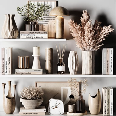 Elegant Decorative Set 2015 3D model image 1 