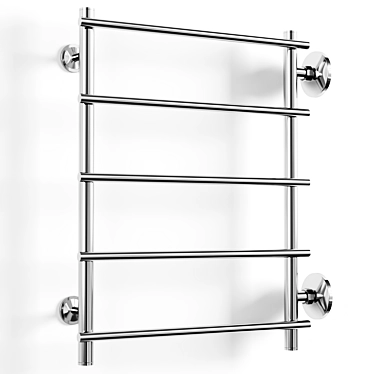 Modern Chrome Towel Warmer 3D model image 1 