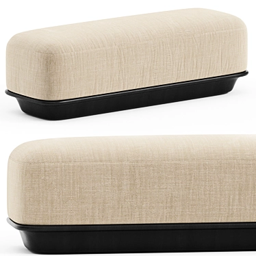 Stylish and Modern Nico Bench 3D model image 1 