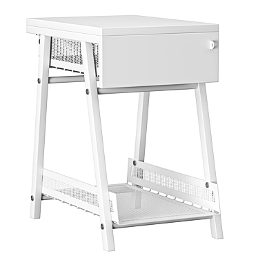 Compact TROTTEN Drawer Unit - 34x53x56cm 3D model image 1 