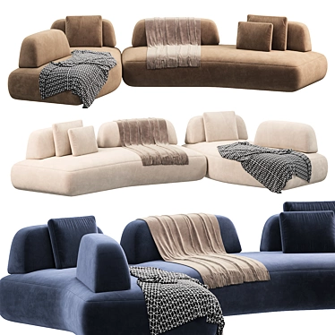 Art Nova CURVE Sofa 2015 3D model image 1 