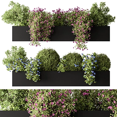 Outdoor Hanging Plant Box 460 3D model image 1 