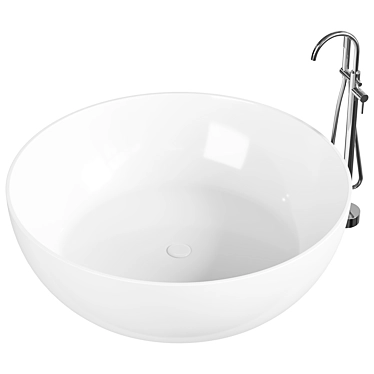 Abber AB9279 150x150 Acrylic Bathtub 3D model image 1 