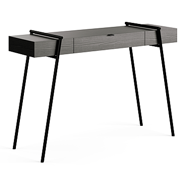 Elegant Duoo Zegen Writing Desk 3D model image 1 