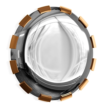 Elegant Aplique Mirror 3D model image 1 