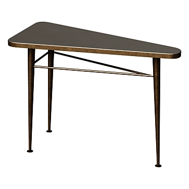 Italian Brass Mid Century Table 3D model image 1 