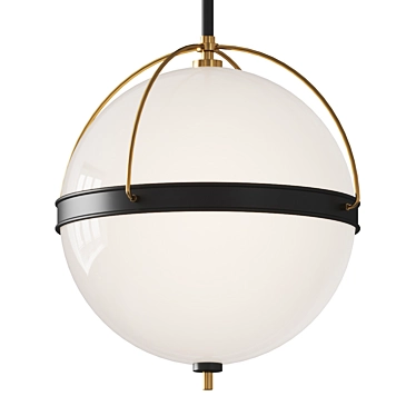 Glamour Chic Pendant Light 3D model image 1 