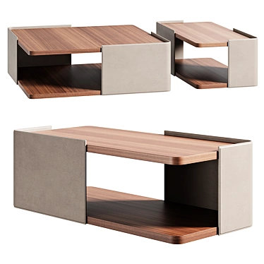 Versatile Molteni&C Hubert Coffee Tables 3D model image 1 