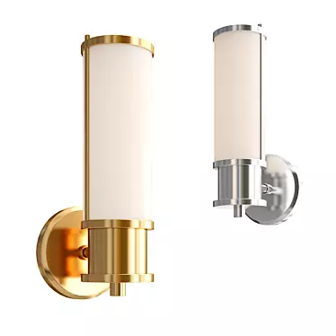 Elegant Lichfield Single Sconce 3D model image 1 