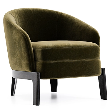 Modern Chelsea Armchair in Corona 3D model image 1 