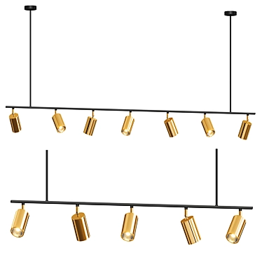 Adjustable Light Fixture: Lino 3D model image 1 