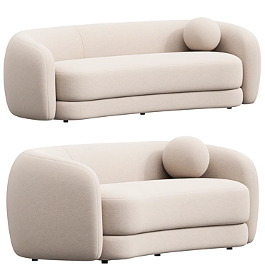 Luxurious Blaine Sofa Eichholtz 3D model image 1 