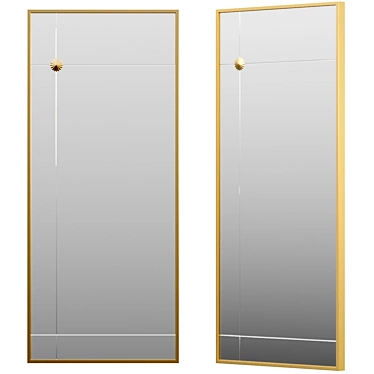 Starlight Floor Mirror, West Elm 3D model image 1 