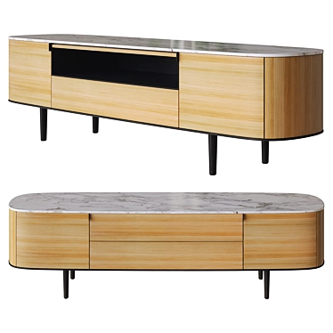 Poliform Symphony Sideboard 3D Model 3D model image 1 