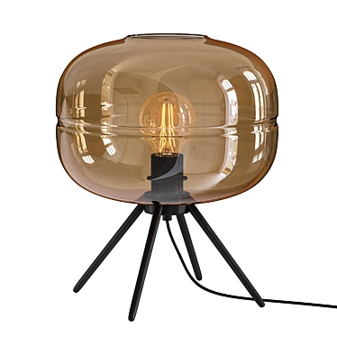 Adler Glass Dome Table Lamp 3D model image 1 