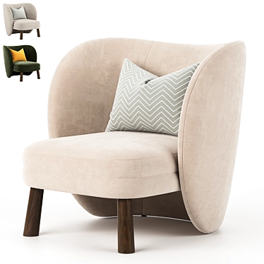 Contemporary Fatolj Tress Armchair 2014 3D model image 1 