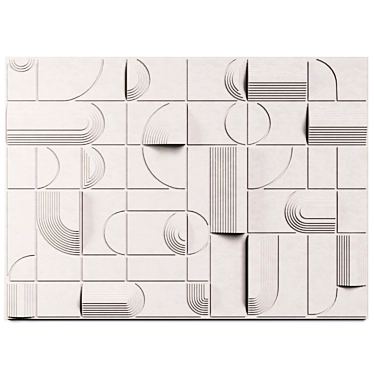 Elegant Wall Decor 3D Model 3D model image 1 