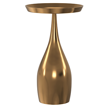 Dezia Side Table: Modern Design 3D model image 1 