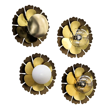 Camellia Wall Sconce - Modern Loft Lighting 3D model image 1 