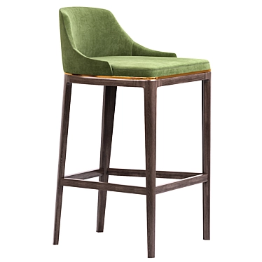 Stylish Mindel Bar Chair 3D model image 1 