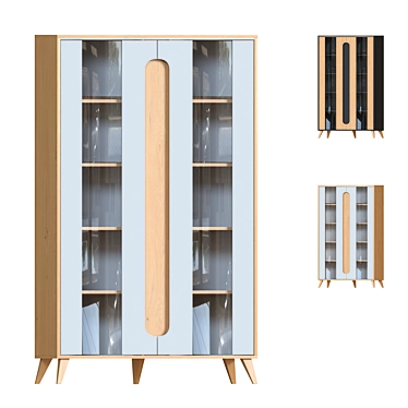 Graphite Bookcase 11 Nova 3D model image 1 