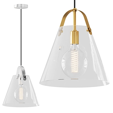 Elegant Karin Pendant Light 3D model image 1 