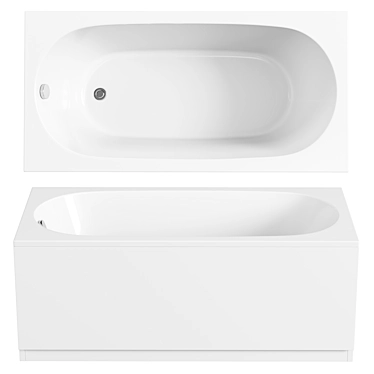 Kolpa San Tamia Bathtub, 140x70 3D model image 1 