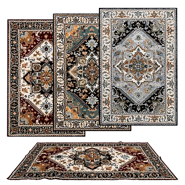 Versatile 3D Rug Set 3D model image 1 