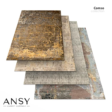 Luxurious Cosmo Collection Carpets 3D model image 1 