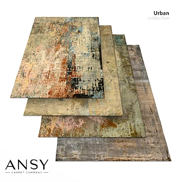 ANSY Urban Collection Wool-Silk Carpets 3D model image 1 