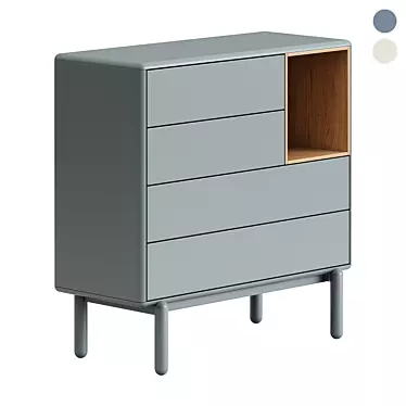 Teulat Corvo Chest Cabinet 3D Model 3D model image 1 