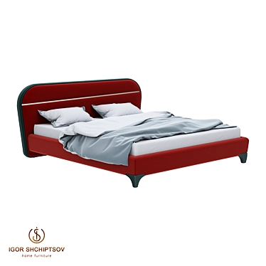 Designer Bed ALICE by IGOR SHCHIPTSOV 3D model image 1 