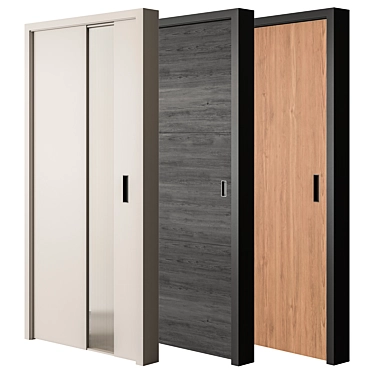 Translation from Russian: Набор дверей 58

 Elegant Doors Set 58  3D model image 1 