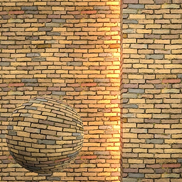 High-resolution Seamless Brick Texture 3D model image 1 