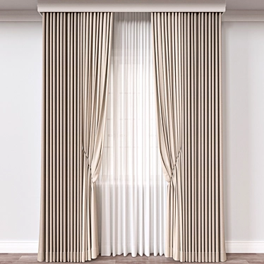 Multifunctional Curtain 3D Model 3D model image 1 