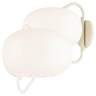 Airy Glow Balloon Sconce 3D model image 1 