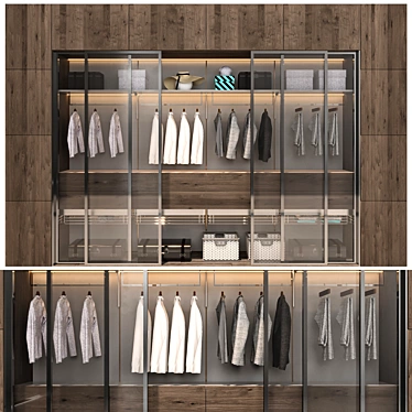  WARDROBE NO20 High-Quality Decorative Model 3D model image 1 