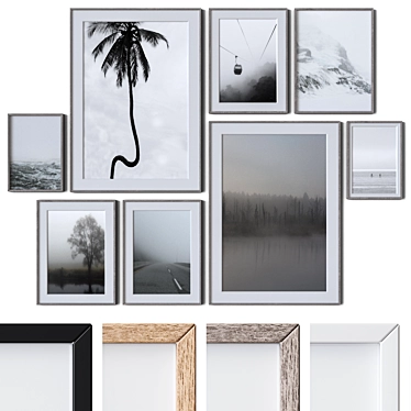 Modern Wall Art Set 2181 3D model image 1 