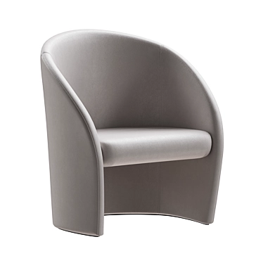 Intervista Armchair by Poltrona Frau 3D model image 1 