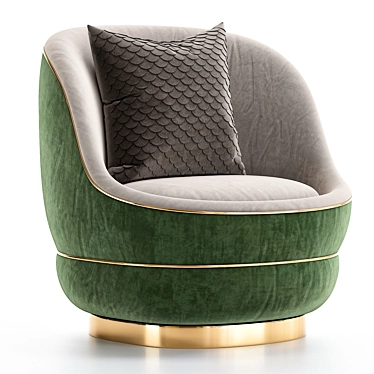 Nido Armchair 3D Model Collection 3D model image 1 