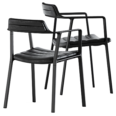Vipp451 Chair: Modern Scandinavian Design 3D model image 1 