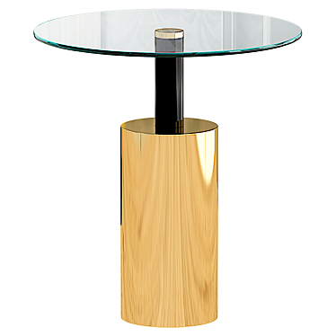 Sleek Rosanna 525 Side Table 3D model image 1 