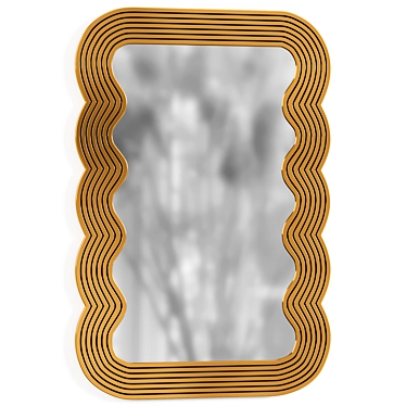  Pop Wave Mirror 3D model image 1 