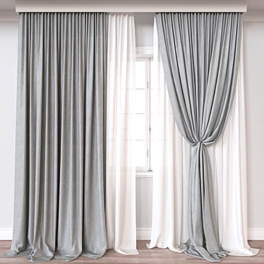 Versatile Curtain Model for Rendering 3D model image 1 