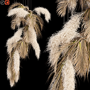 Pampas 04 Ceiling Fixture 3D model image 1 