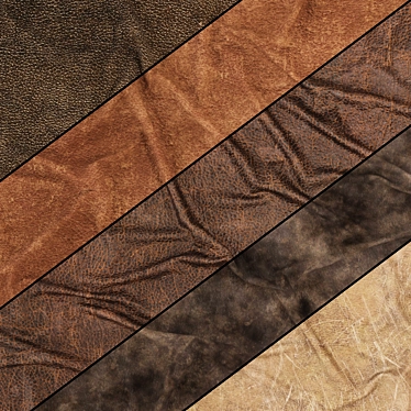 Vintage Leather Texture Pack 3D model image 1 